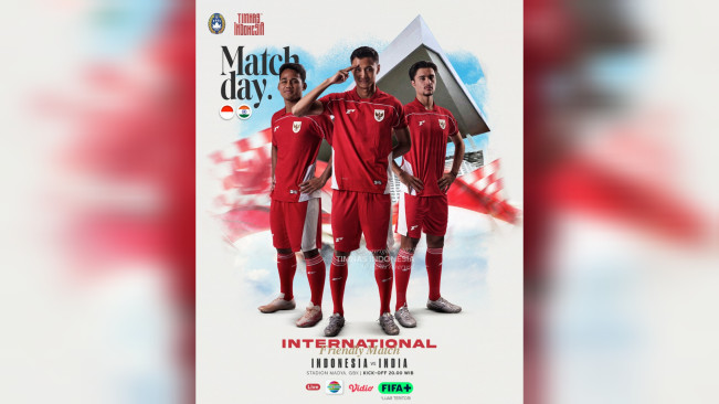 Timnas Indonesia U-23 vs India. [Instagram]